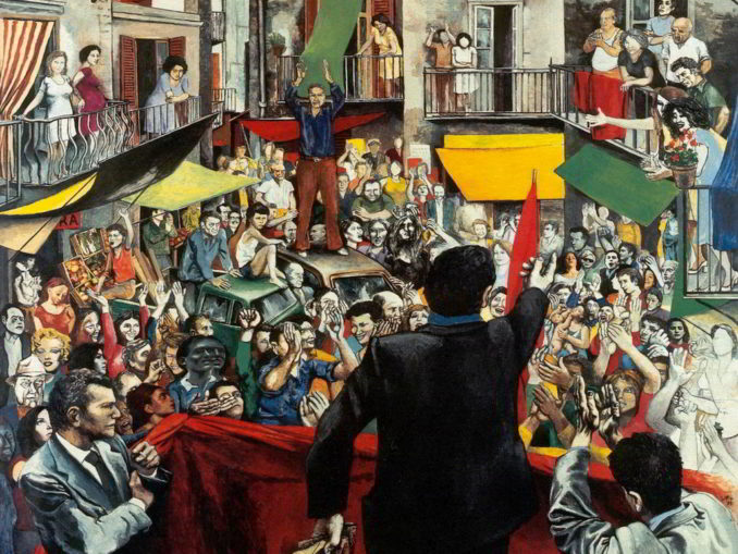 il comizio di Guttuso